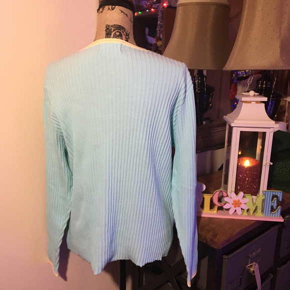 🎉Host Pick🎉Eddie Bauer Sky Blue Cardigan - Picture 4 of 6